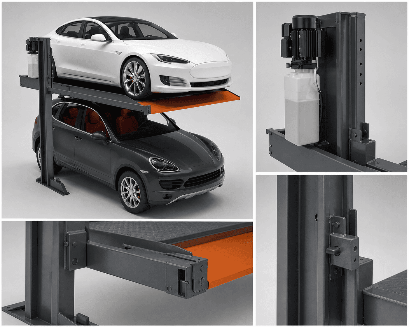 Compact Two-Post Parking Lift: Compact two-post parking lift